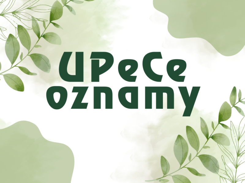 UPeCe oznamy 8.6. – 14.6.