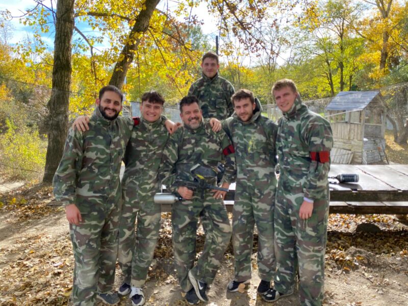 KOOšsky tím na paintballe