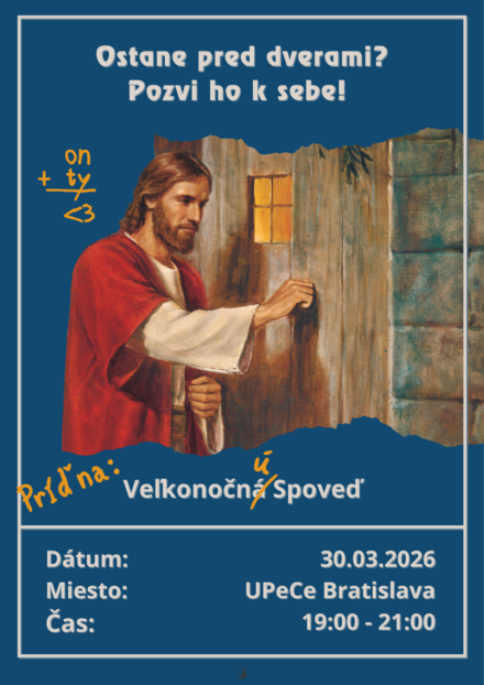 Predvelkonočná spoveď 2026