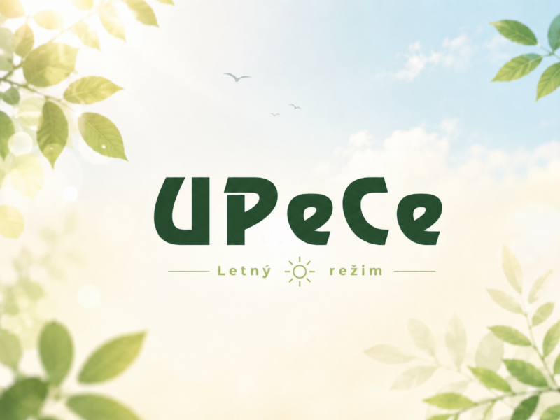 Letný režim v UPeCe
